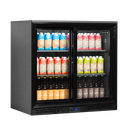 Backbar koeler premium Rent Solutions – drankpresentatie met flessen en blikken