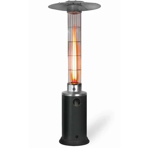 Chauffage de terrasse à flamme